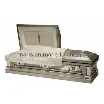 American Style Stainless Steel Casket (15H5016)